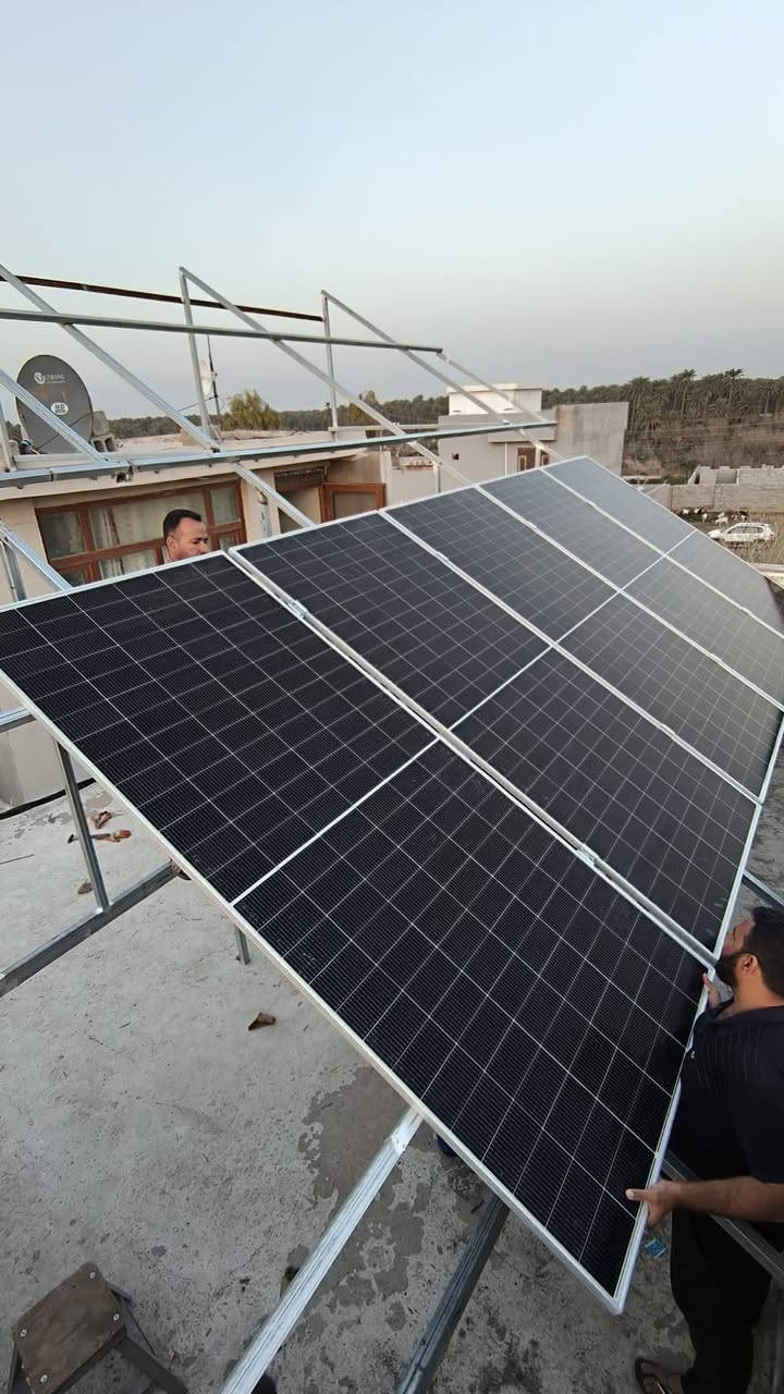 طاقة شمسية بدون انقطاع 
تيار مستقر فولتية معتدلة لطلب عمل منضومة طاقة شمسية الاتصال على الرقم***********م.ياسر أو زيارة مكتبنا الواقع في بعقوبة ام العظام طريق جسر بهرز شارع السدة
