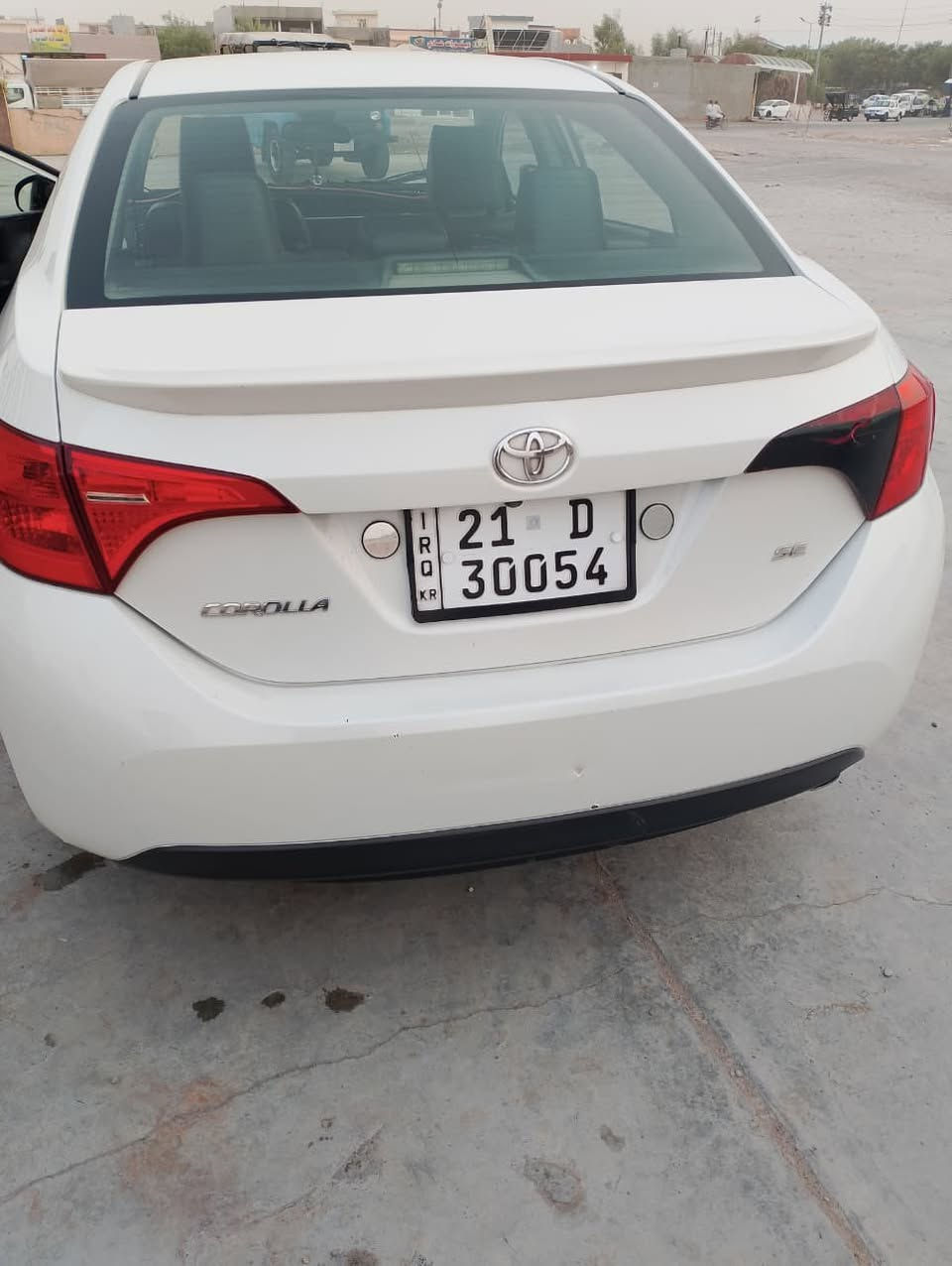 سلام عليكم 
نوع السياره : كورلا SE
سليماني 
فول مواصفات 
موديل : 2018
ماشيه 125 ميل
حادثها جامرلغ سكن مبدل مع بونيد 
دفتر بانزين كركوك
سعر 137
رقمي ***********
