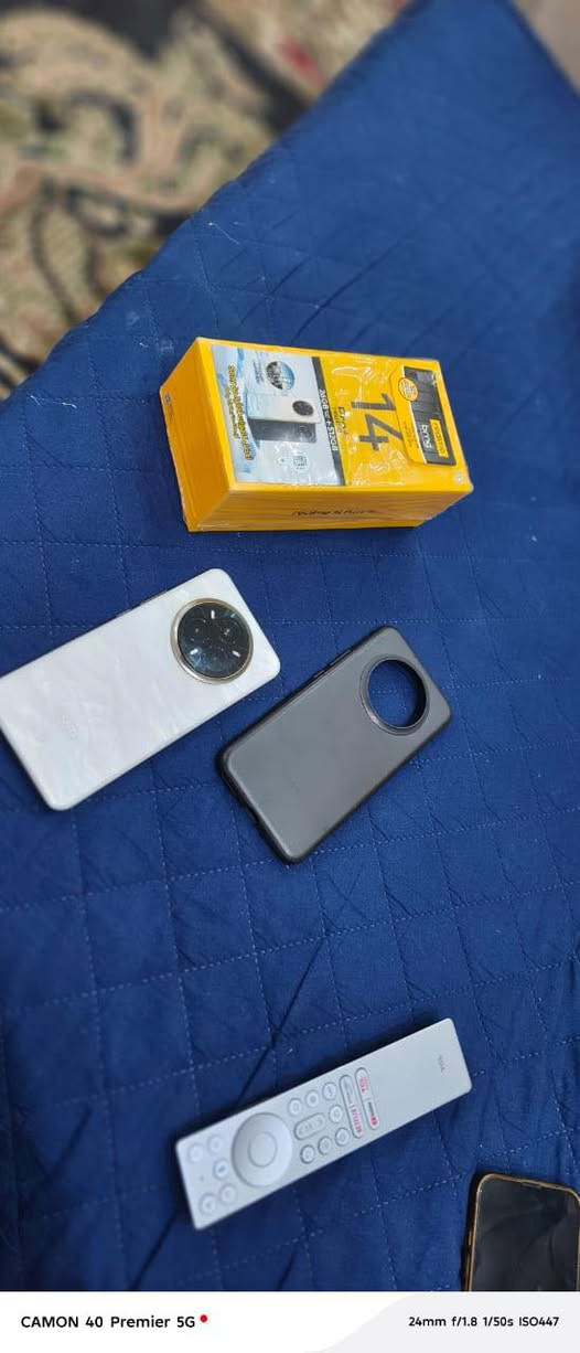 ريلمي 14 برو بلس 5g
نظيف مابي اي مشكلة
مواصفاته غنيه عن التعريف
الذاكرة 512
للبيع بسعر 500 الف
*********** بغداد المنصور
تحياتي للجميع
