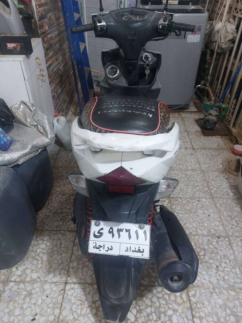 سلام عليكم عندي هاي دراجه جيتي ار رمبه نوزل حتى هندر مخليلهه كفراتهه مختمه تيرات جدد مكينه نظيفه رايدهه ٧٠٠الف مكاني بغداد المشتل رقم تلفوني ***********
