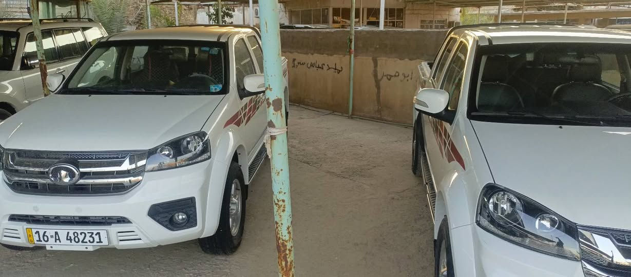 سلام عليكم
كريت وول 

موديل 2024

عدد اثنين مكفولات كفاله عامه 

وحده ماشيه 42الف

والثانية ماشيه 46الف 

رقم قادسيه انكليزي 

ظريبة ال26مصفره 

المكان الديوانية 

السعر 125

***********
