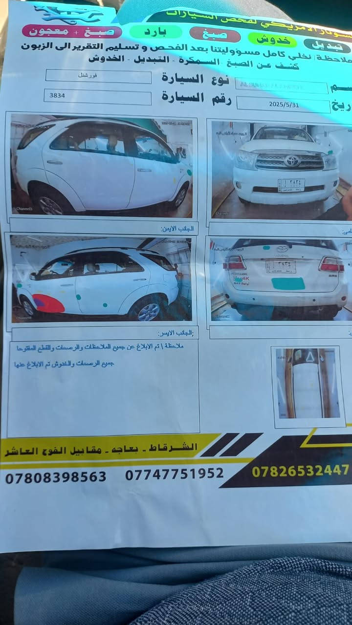 تيوتا فور جنل 2009 اوتماتيك فور ويل
مكينه 4. 2700
تدفئه تبريد 
السعر 165 وبيه مجال 
***********
