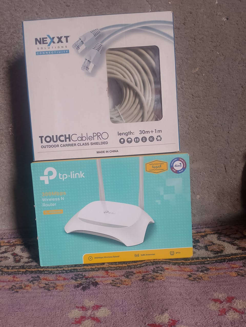 غراض للبيع كلهن ٦٥
راوتر جديد واير مالته ٣٠متر ب٢٥ 
قفص دجاج ب٢٠وبيه مجال 
بايسكل جاهز ب٢٠وبيه مجال .
اليريدهن يجي خاص 
يوجد توصيل حسب الاتفاق ✓•


**إذا كنت صاحب هذا الإعلان وتريد حذفه لأي سبب، رجاءا أرسل رسالة إلى الدعم الفني**