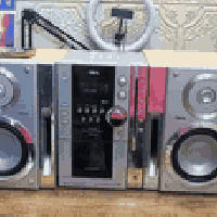 مسجل سوني صناعة كورية نظيف جدا كله شغال راديو ومسجل قلاب واواكس السعر ...