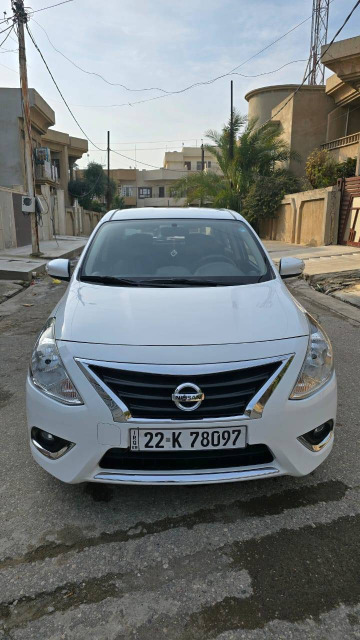 نيسان صني 2023
بيها تعديل خفيف على البارد بالجاملغ من جهة النفر وتعديل خفيف ببداية الجاملغ يم اللايت من جهة السايق ...
شاشة كامرة خلفية حساسات اربع جامات كهرب السيارة ماشية ٥٠ الف كيلو والسيارة جديدة ما ناقصها شي واحلى من الصور مكان السيارة موصل 
التواصل على الرقم غير متواجد على الفيس ***********
