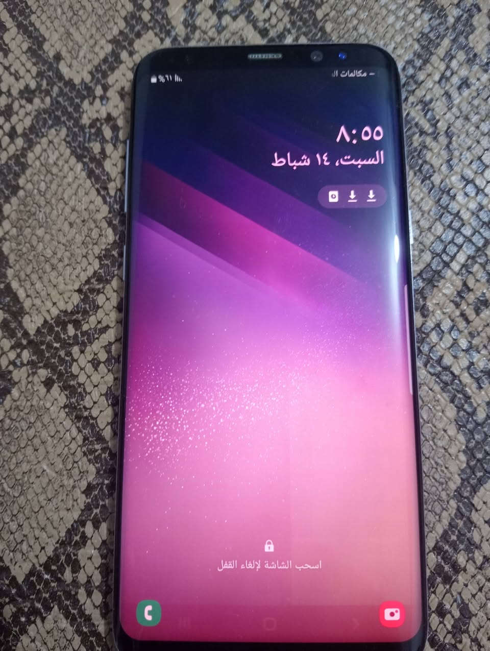 سلام عليكم
سامسونك S8 بلاس نقص بيت سيمكرت وضهره مفطور 
شاومي بوكو F3 جهاز قوي وبي فان يبرد ضهره مفطر 
250 بيهن مجال 
***********
