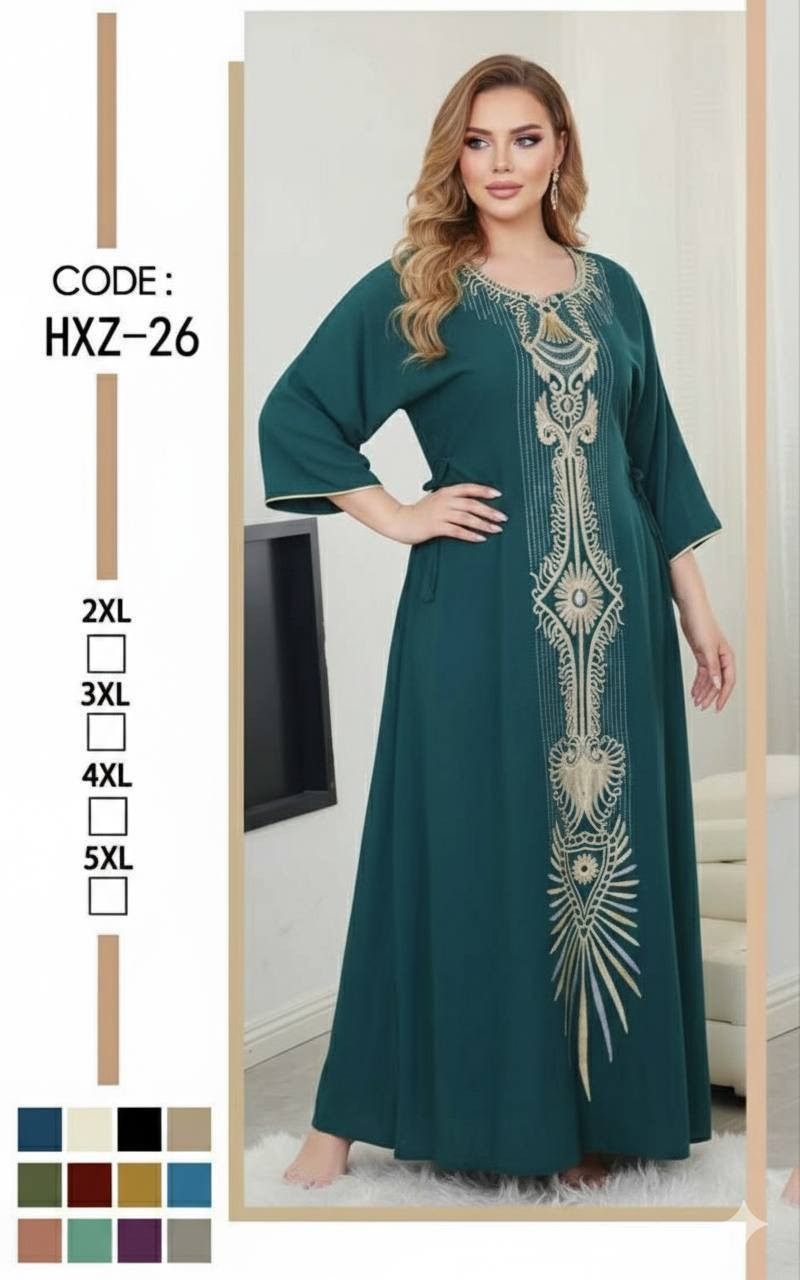 🌟 خامة كشمير سادة اقل طلب درزن 
شغل تطريز  يجنن✨
قماش ناعم، خامة مكفولة ✅
📏 2Xl. 3XL. 4XL. 5XL
🎨6 ألوان  بالدرزن

موديلات راقية ومصورهن تصوير حقيقي للي يريد يتاكد 🌹
والطلب شرط الفحص ميعجبكم يرجع وحتى توصيل مدفعون 

🚚 توصيل متوفر لكل المحافظات 
العراق


**إذا كنت صاحب هذا الإعلان وتريد حذفه لأي سبب، رجاءا أرسل رسالة إلى الدعم الفني**