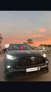 تويوتا هايلاندر بلاك ادشن 2024 خليجي ضمان شركة ساز رقم بغداد بأسمي  ها...