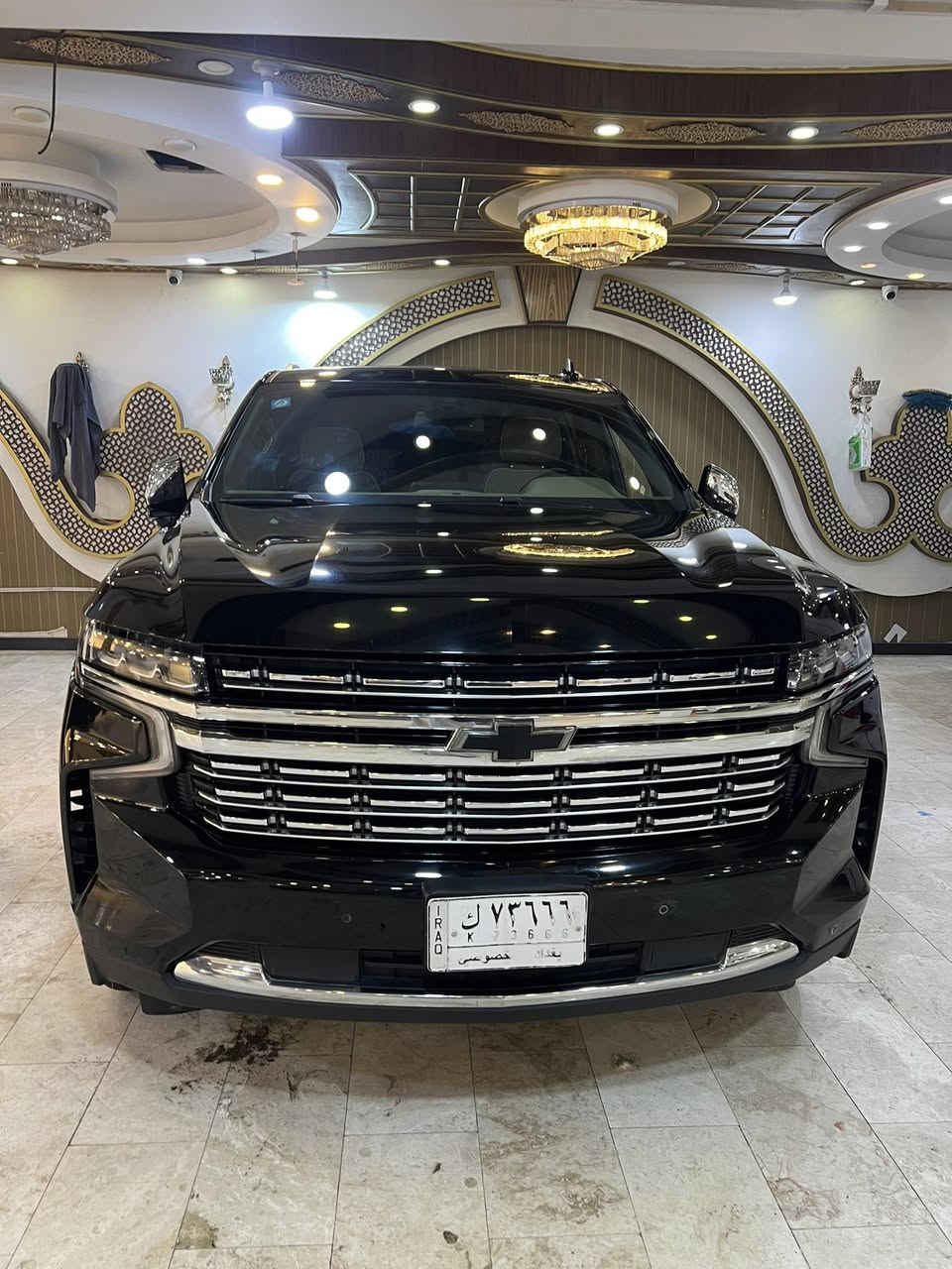 سلام عليكم تاهو برامير وكالة المنصور خليجي فول مواصفات
موديل 23
ماشيه 50 الف كيلومتر 
مكان سياره البصره
سيارة بدون صبغ او شخط او تكحي
***********
***********
