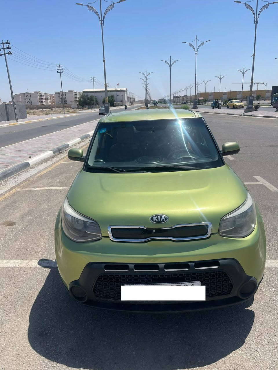 كيا صول ٢٠١٥  امريكي 
حادثه بيبان الايسر فقط 
مكينه ٢٠٠٠ جي دي اي
لاتنقيص ولاتبخير 
كير مكينه حداديه تبريد جاهزات 
رقم كربلاء مشروع وطني 
باقي تفاصيل 
***********
