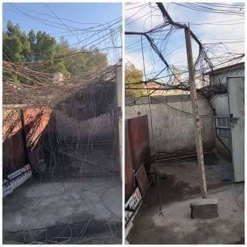 سلام عليكم الى اصحاب جميع المولدات احنا كادر تصفية الويرات المتروكة نشيل الواير المتروك ونرتب الشغالات ومقابل بس الواير المتروك ما ناخذ فلوس والترتيب مثل ما واضح بل صور والي يعجبة الشغل رقم ***********او يجي خاص
