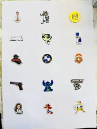 ستيكرات معدنية • أشكال وألوان • ذوق راق