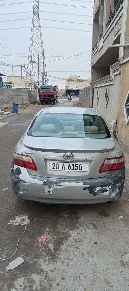 السلام عليكم ورحمة الله
للبيع تويوتا كامري ٢٠٠٧ وارد أمريكي 
السياره كير ومحرك نظيفات 
حادثها جاملغ خلفي وباب
السياره مصبوغه عام للجماليه أثر جراد 
رقم نجف إنكليزي مميز بسمي تحويل مباشر 
فول مواصفات
تبريد منقص غاز فقط 
السعر 67 ورقه وبيها شي بسيط لشراي 
مكاني / بغداد هياكل الغزاليه
للاستفسار /***********
