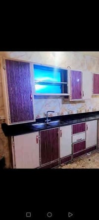 كاونتر المنيوم تركي مرمر حوضين  مع خلاط السعر ٣٠٠ بلازما المتين حجم ٣٢...