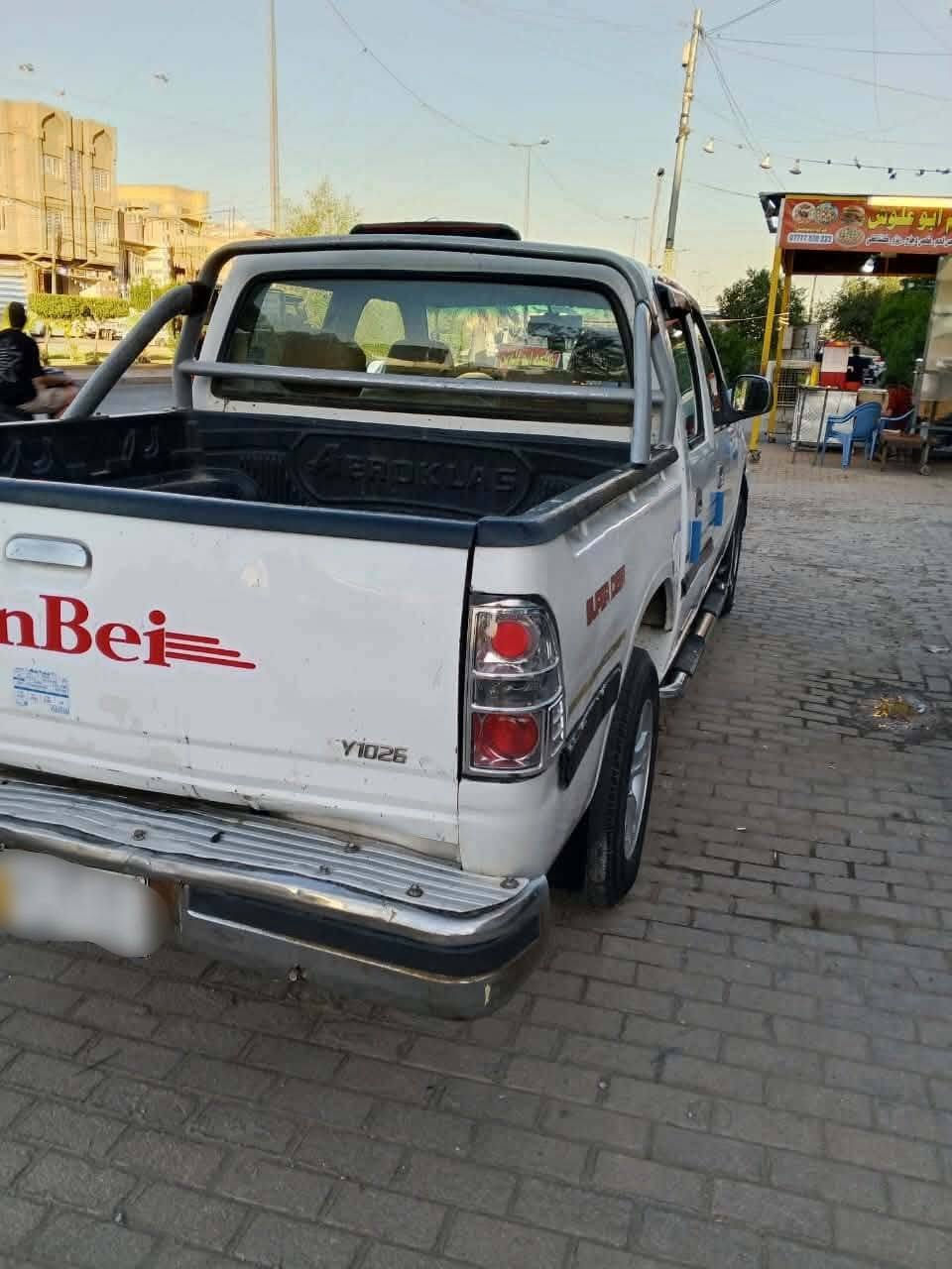 بيكاب صيني  كير اوتوماتيك رقم جديد محرك ٣ y ثلاث واي سيارة جاهزة  وهزة جديدة سيارة بيسمي تريد ثاني يوم تحويل مكاني كركوك *********** 
*********** كركوك, العراق
