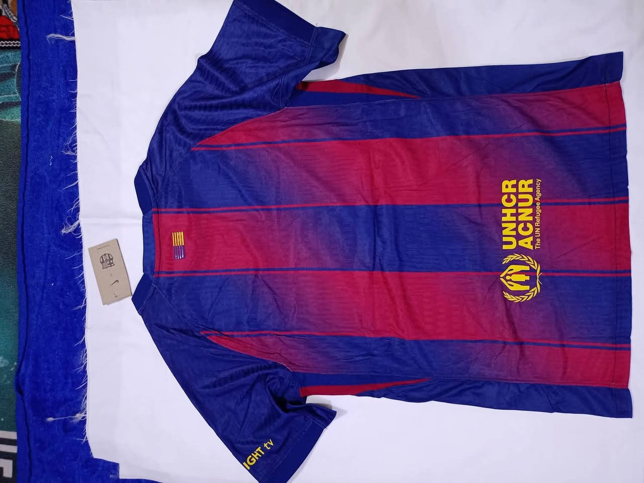 دريسات تايلاندي الاصلي ..شعار جلاتين 
متوفر /برشلونة /بايرن ميونخ .. كل القياسات متوفرة 

سعر الدريس 7000 فقط


**إذا كنت صاحب هذا الإعلان وتريد حذفه لأي سبب، رجاءا أرسل رسالة إلى الدعم الفني**