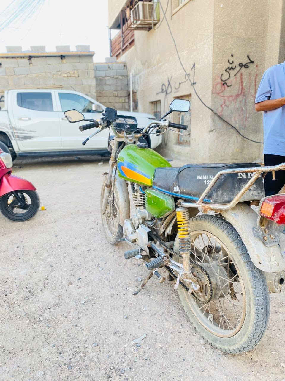 دراجه ادوات للبيع مكفوله من سرقه دراجه خمسه كير ضفيره شغاله لايت هورن بس جبنه كايمه بيهه وهاي ب15 تصلح رايده ب250 البصرة, العراق


**إذا كنت صاحب هذا الإعلان وتريد حذفه لأي سبب، رجاءا أرسل رسالة إلى الدعم الفني**