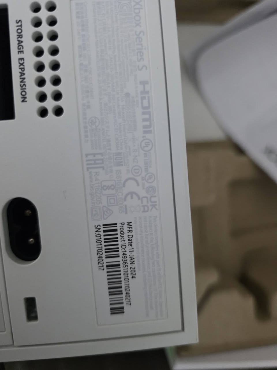 اكس بوكس سيريس اس اصدار 2024جهاز بعده جديد لوك ستيكر مع جوستك بلادي شرط مامفتوحة جهاز حيل حيل جديد مستخدم شي قليل السعر 375وبي مجال للطيبين توصيل جميع المحافظات متوفر ***********
