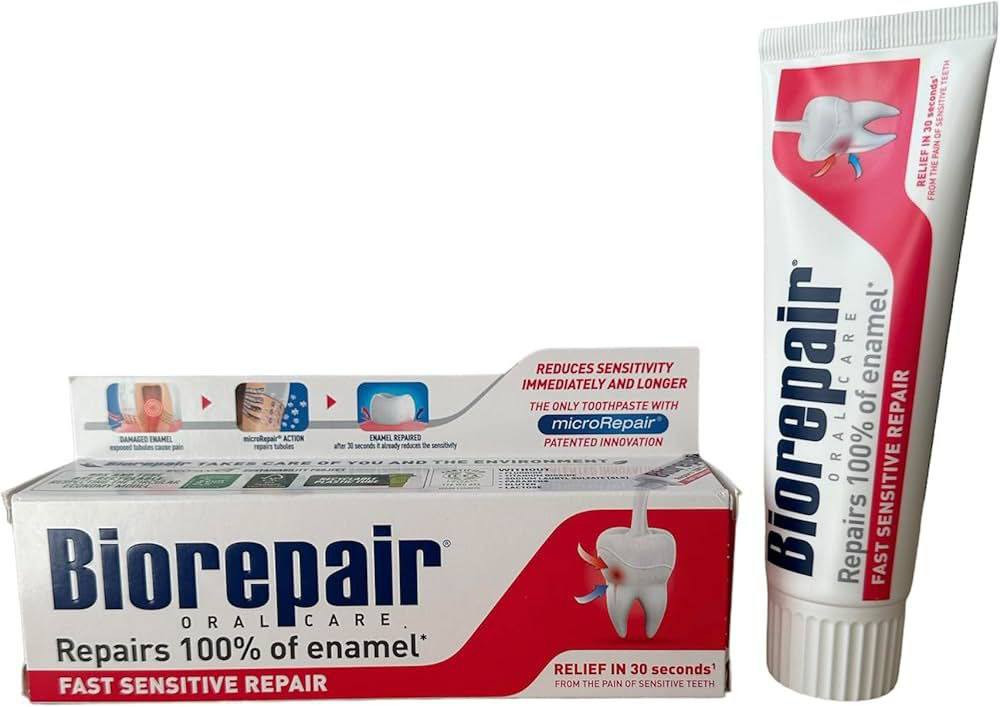 🦷 معجون Biorepair 
✔️ يصلّح مينا الأسنان 
✔️ راحة سريعة لأسنان الحساسة خلال 30 ثانية
✔️ يقوّي الأسنان ويحميها من التسوّس

سعر القطعة 6 الاف دينار

للحجز واتساب ***********
يوجد توصيل داخل كربلاء
