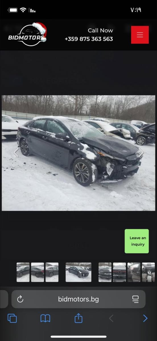 كيا فورتي
موديل2023

وارد امريكي

حادث بنيد تبديل

خشم الجاملغ معدل ومصبوغ
بدون دواخل
الباقي كله مكفول من الشخط🔎
ماشيه 64الف 

مواصفات

محرك 2000 دوش المرغوب

شاشه

تحكم ستيرن

انضمه قياده

رادار امامي خلفي

نقطه عمياء

كير مكينه تبريد تدفئه حداديه بدون اي نقص

السعر 138 وبيهه مجال

مكاني بابل -ناحيه النيل
  
***********

واتس او اتصال
