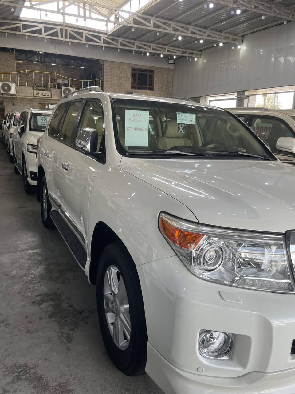 لاندكروز 🉑‏‭ ‏‭

 معرض الزهراء لتجارة السيارات 
 2015 موديل/ 

سر نجاحنا هو الثقة 
شعارنا المصداقية و الضمان 
نشاطنا الاستمرار في النمو والتطور
للمشتري حق الفحص بجهاز السونار قبل دفع ثمن السيارة  💵 💸 
وكالةSAS / 
فول مواصفات ١/١ فئة GXR

 V6. محرك /

رقم /سليمانيه
 الجديد 

السيارة  جاهزه بدون اي نقص/

ترهم مراوس او بيع نقد فقط 🚘 

معرض الزهراء لتجارة السيارات 
بغداد البياع مجمع المعارض مقابل الحي الصناعي 
اوقات العمل من الساعة 10 صباحاً حتى الساعة 8 مساءً

‏ ‭
حامد ***********
