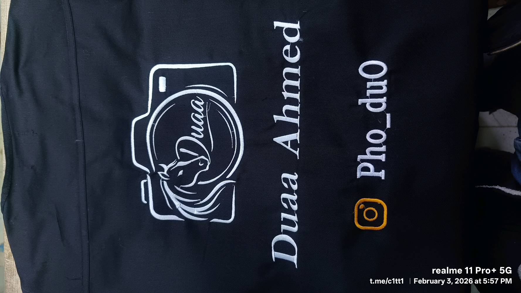 يتوفر تطريز على كافة الملابس 
وشاحات_يلكات_قبعات تخرج
او حتى الملابس العسكرية 

#المنارة_خياطة_وتطريز_ملابس
#خياطة_ملابس_اطفال
#تطريز_اسماء
#تطريز_على_الملابس 

حساب انستجرام 

https://www.instagram.com/a1.manara?utm_source=qr&igsh=MXFyam44NXg3ZjY5eQ==