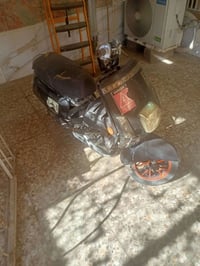 عندي دراجه بوليس صيني مصطره أريد ابيعهه كاطعه نار فقط الدراجه كامله كف...