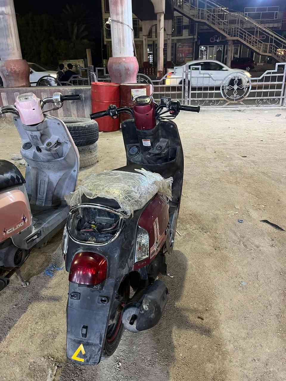 دراجه نوزل جديد مامفتوحه البيع قفل من الخير700الرقم ***********العنوان بصره جبيله
