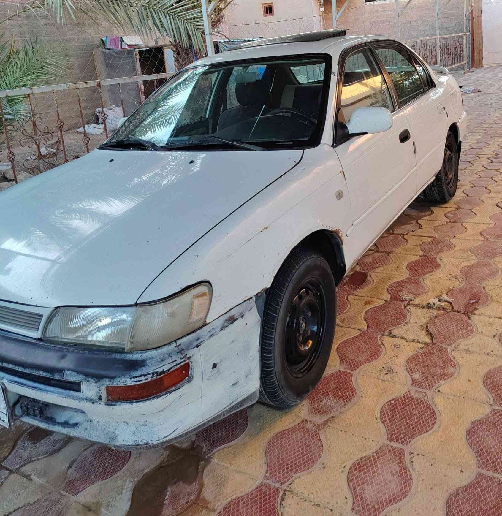 كورولا للبيع موديل 1993 صلاح الدين خصوصي السياره نضيفه حيل كهربائيات شغاله كلها تواير جدد باتري جديد صدر جديد محرك شرط كير شرط تبريد بس غاز السعر (47) مكان السياره صلاح الدين بيجي
***********
