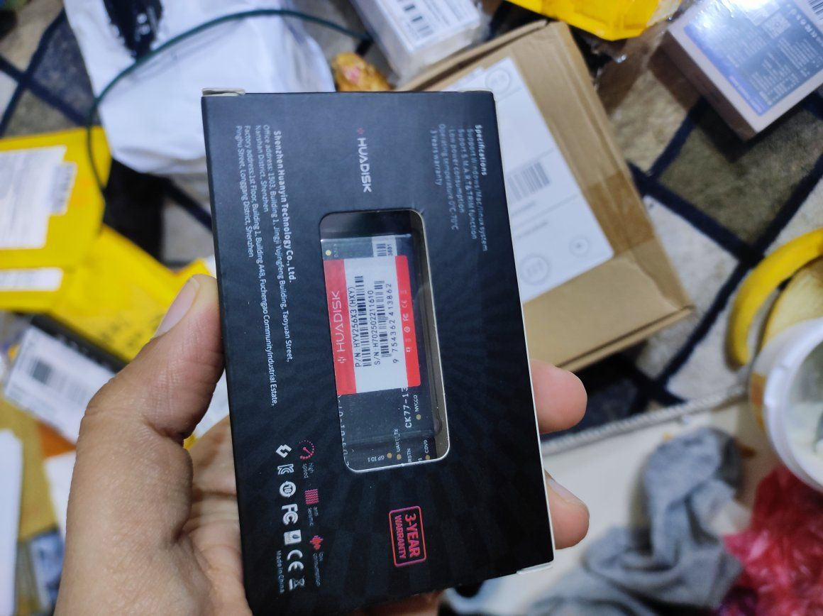 قطعتين
 Orico 512 GB
والثاني 256GB,

انطونه سعر وبالعافية


**إذا كنت صاحب هذا الإعلان وتريد حذفه لأي سبب، رجاءا أرسل رسالة إلى الدعم الفني**