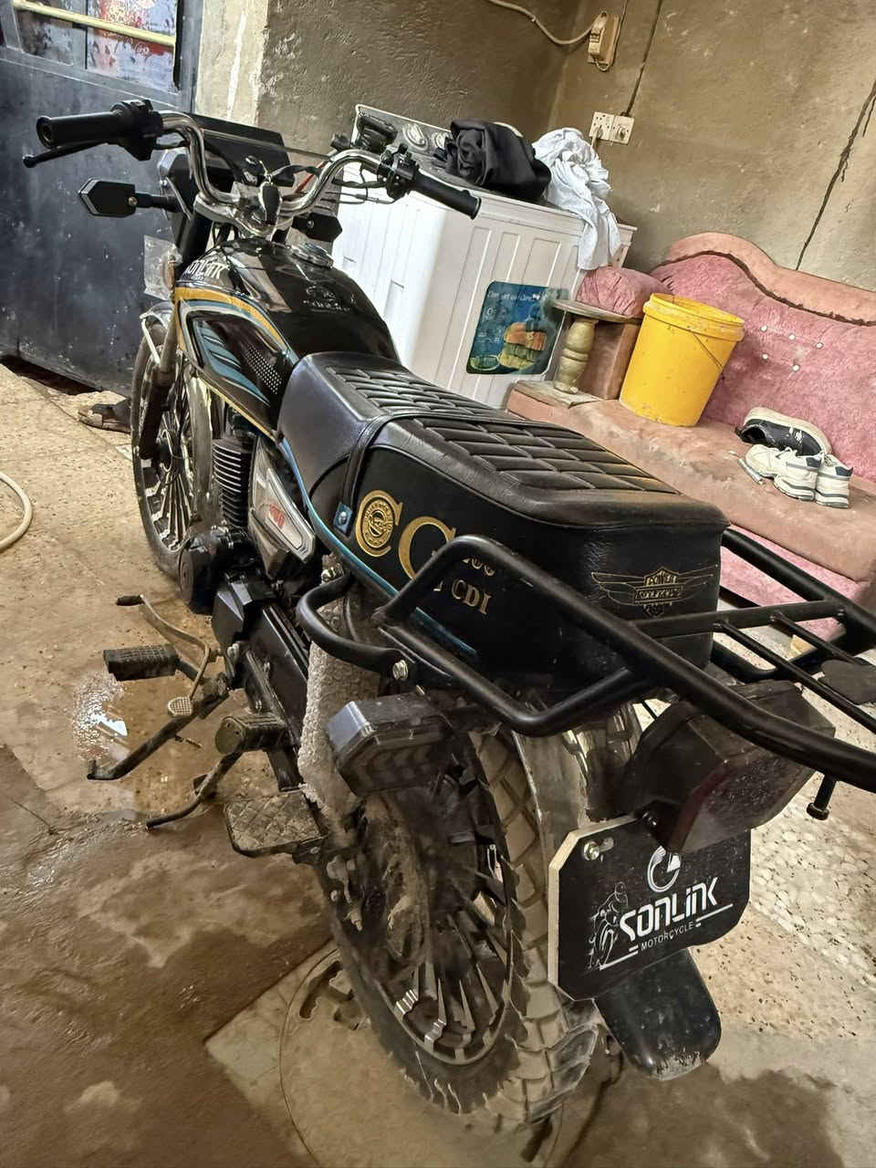 دراجه سونك ٥ كير جديده للبيع مكاني بغداد المشتل كفاله عامه الدراجه بعده على وضع الشركه  للتواصل هذا رقمي ***********
