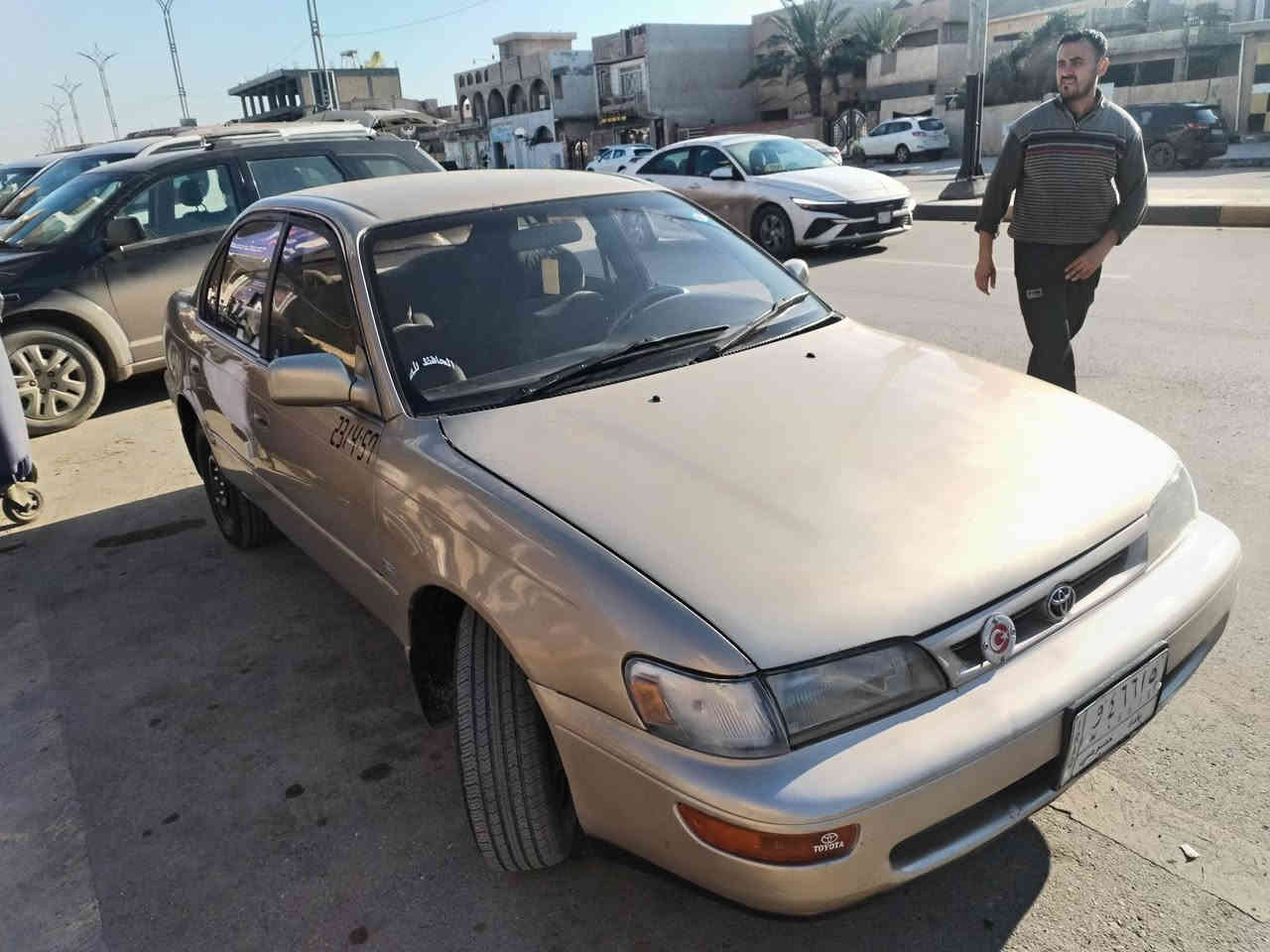 السلام عليكم ورحمة الله وبركاته
كورلا مديل ٩٣ سياره خير من الله كير ومكينه مكفول
حداديه +تخم تاير كله جديد رقم بغداد مشروع وطني
السياره مابيها اي عيب شرعي مصبوغه لجماليه
السعر ٦٢ وبيها مجال حك الجيه مكان السياره واسط
رقم صاحب السياره ***********
