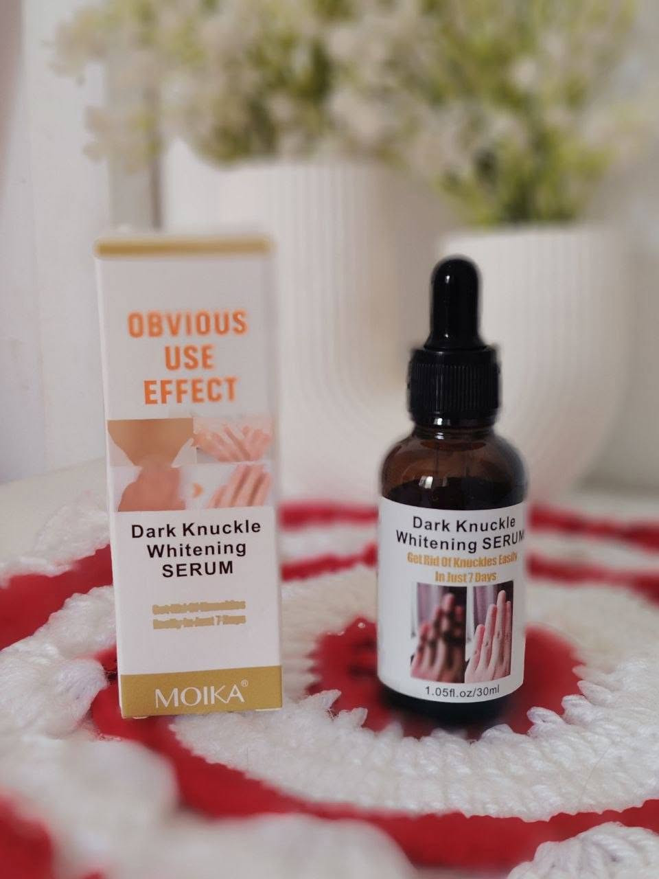Dark Knuckle Whitening SERUM
سيروم دارك لتفتيح الركب الاكواع مفاصل اليدين والمناطق 😌🫧 يخلصج من  : 
• اسمرار الكوع والركبة
• تصبغات تحت الإبط
• سواد بين الفخذين
• بقع داكنة بالجسم
 تفتيح وتوحيد لون البشرة خلال أيام
يساعد على إزالة الاسمرار والتصبغات ويمنح البشرة نعومة وإشراقة واضحة.
يحتوي على : فيتامين C لتفتيح البشرة وتقليل البقع الداكنة فيتامين E لتغذية البشرة وتهدئة الاحمرار والالتهابات
مناسب للاستخدام على الوجه والجسم. 
 طريقة الاستخدام : مرتين يومياً على بشرة نظيفة مع تدليك تظهر النتيجة من أول أسبوع.

الـتـوصيل لـبغداد ٤ وللمحافظات ٦🦋
أ


**إذا كنت صاحب هذا الإعلان وتريد حذفه لأي سبب، رجاءا أرسل رسالة إلى الدعم الفني**