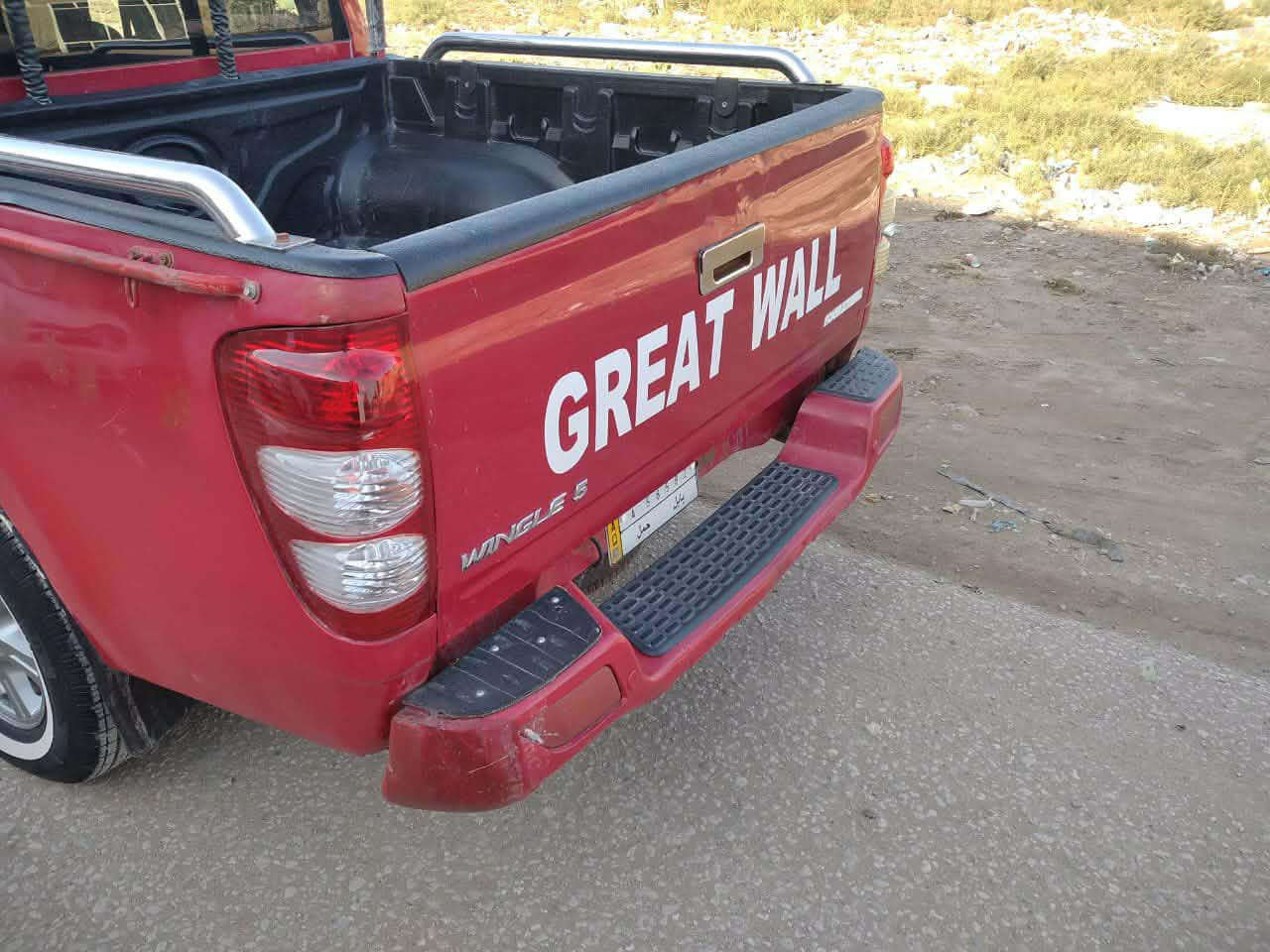 للبيع بيك اب گريت ويل 2012 مكان بابل-ابو غرق- حي الحسين 
حدادية جديدة 
دوشمة داخل
تخم تاير نظيف
مكينه نظيفه
فقط صفحة البدي قطعه مبدله 
السعر 68 وبيها مجال
للتواصل واتساب او هاتف
***********
