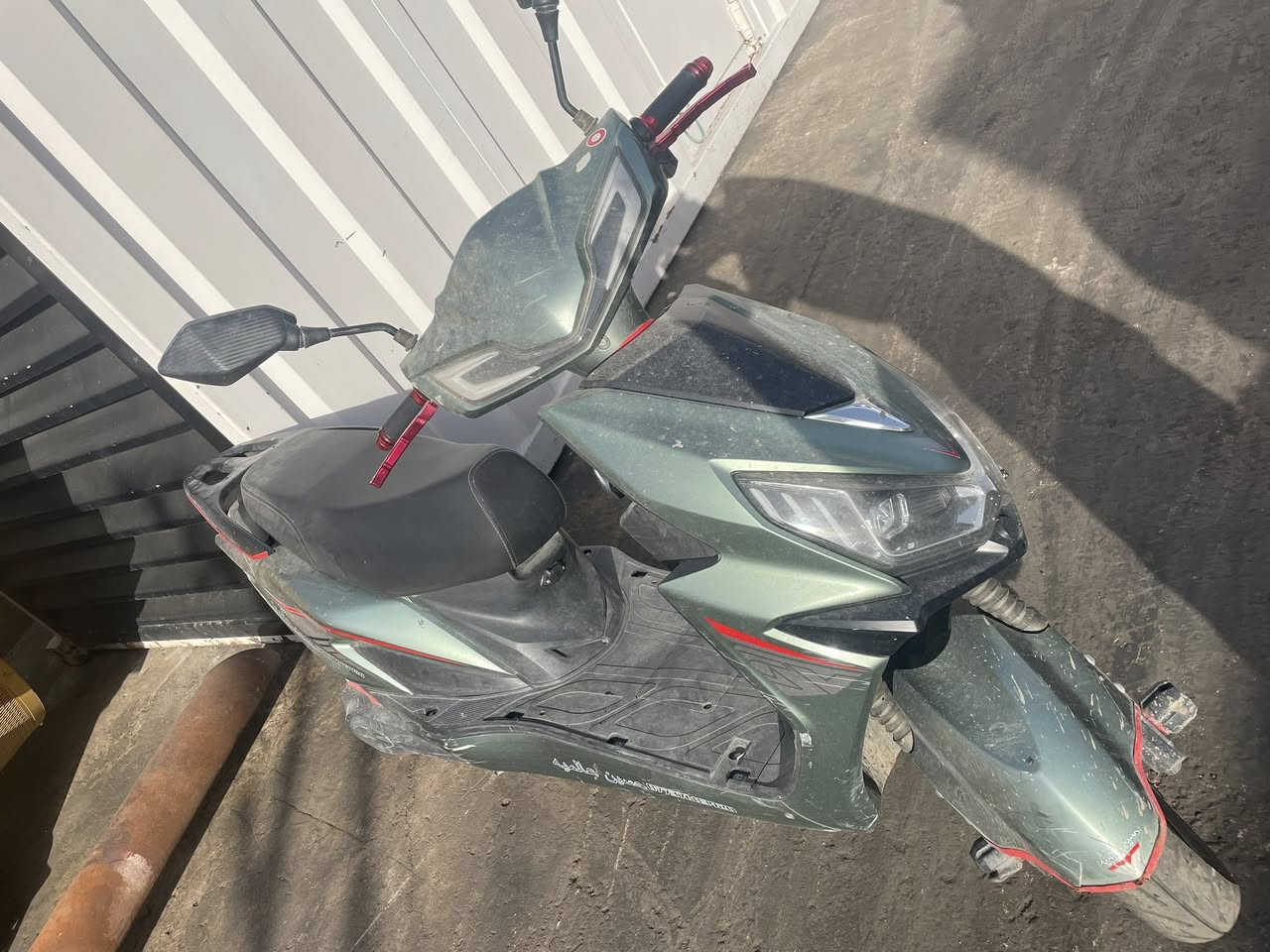 دراجه سكنس شحن 
ملف 1500
بطاريات 5
كلشي بيها شغال 
حاليا تمشي 15 كيلو فقط بطاريات مستهلكات 
نضيفه سعرها 500 الف وبيها  مجال .


**إذا كنت صاحب هذا الإعلان وتريد حذفه لأي سبب، رجاءا أرسل رسالة إلى الدعم الفني**