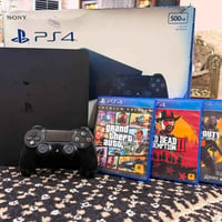 بلي 4 سليم • بلاي ستيشن 4 • PlayStation 4 Slim • بلي فور مستعمل • GTA ...