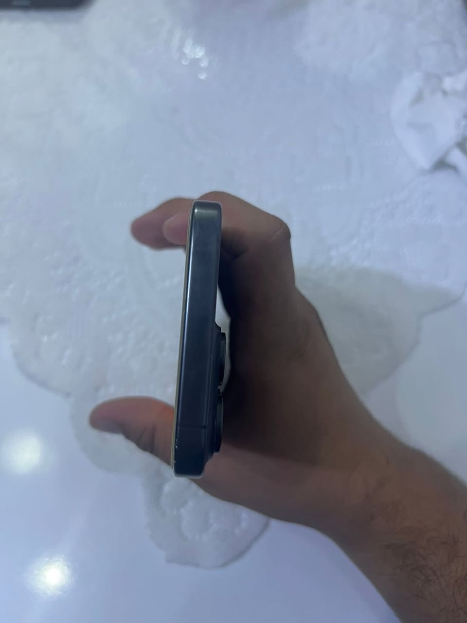 سلام عليكم 15 برو ماكس بطارية 84 الجهاز واكف فيس ايدي وكامرة امامية ما تشتغل اعتقد متحركة من مكانهة او ليرادلهة برمجة الجهاز نضيف الله شاهد كارتونة ملحقاتة جاهزة السعر 750 بي مجال مكاني جسر ديالى رقمي ***********
