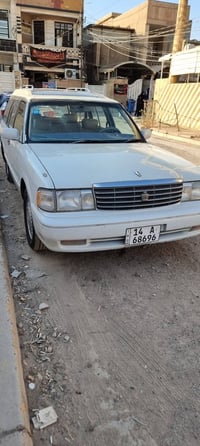تويوتا كراون (أرنب)ابيض (طويل) رقم بصره الجديد انكليزي  (تحويل مباشر) ...