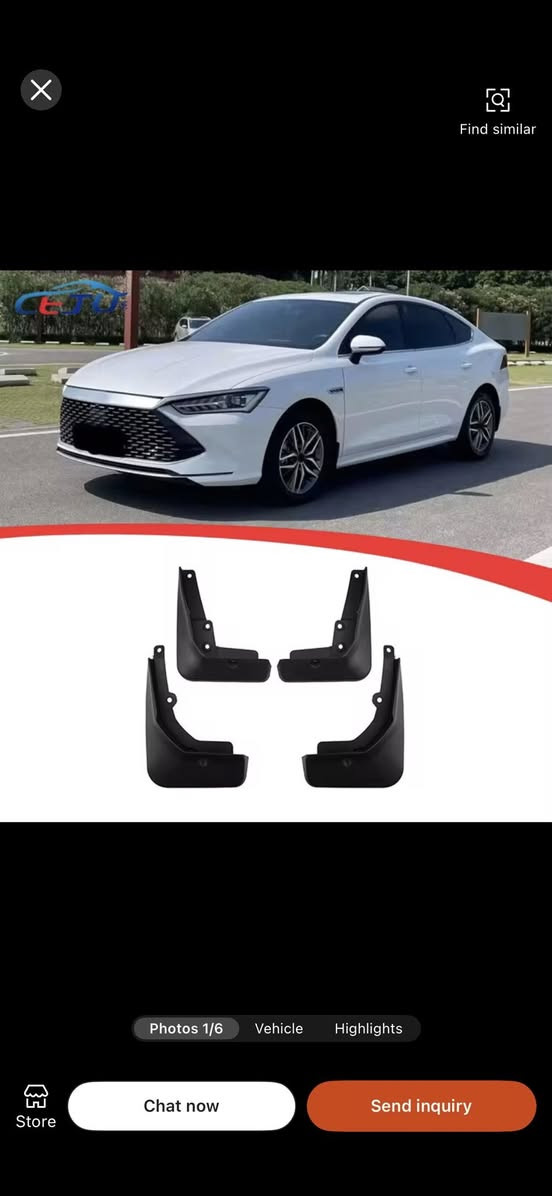 واقيات الطين لل BYD qin plus و BYD destroye
الرقم:***********
عندنا توصيل لكل المحافظات
