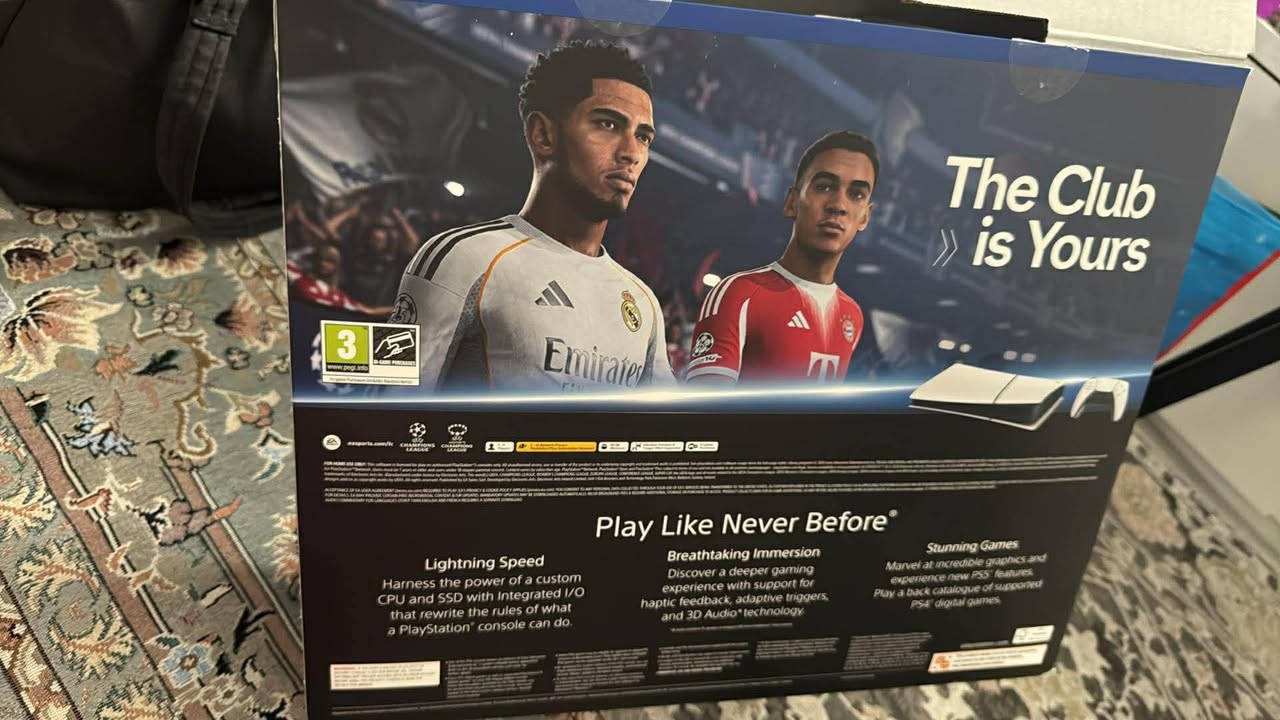 Ps5 slim digital 
 لەگەڵ دیسك درایڤ 
یەك تۆز ئیشی كردووە 
دەسكێكی شەریكەی لەگەڵە لۆكە ئیشی نەكردووە 
هەموو شتێكی شەریكەی ماوە 
٥٦٠$ السليمانية, العراق


**إذا كنت صاحب هذا الإعلان وتريد حذفه لأي سبب، رجاءا أرسل رسالة إلى الدعم الفني**