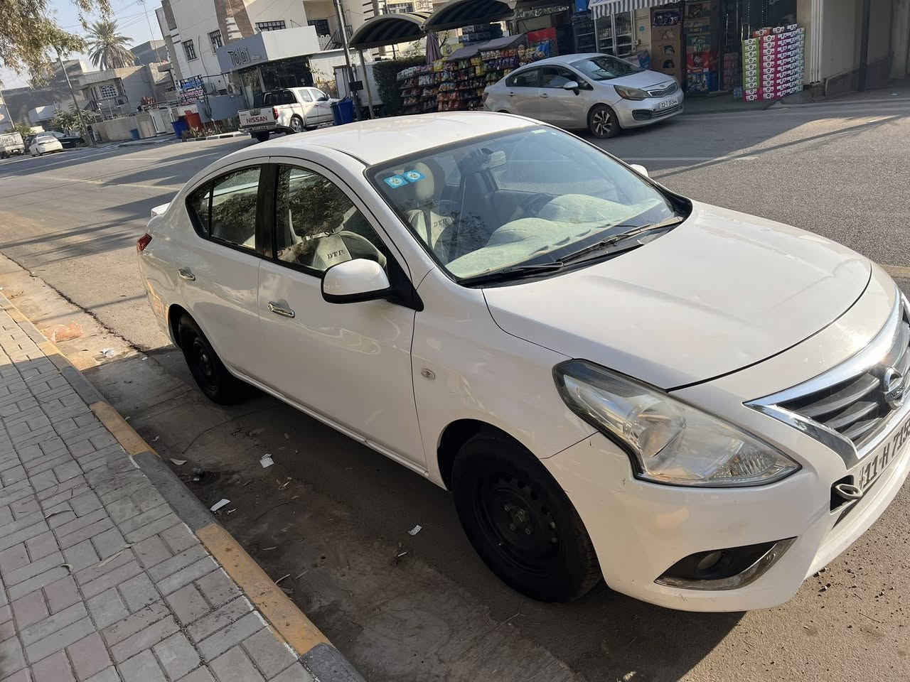 سلام عليكم نيسان سني هندي موديل 19
رقم بغداد الانكليزي بأسمي تحويل ثاني يوم هزة ما ساقطة

السيارة نظيفة خير من الله مكفوله من كلشي 

لا بارد ولا صبغ بيهة رصعات خفيفة ماشية 78 الف 

السعر 106 $ وبيها مجال مكاني بغداد الشعب الاتصال ***********
