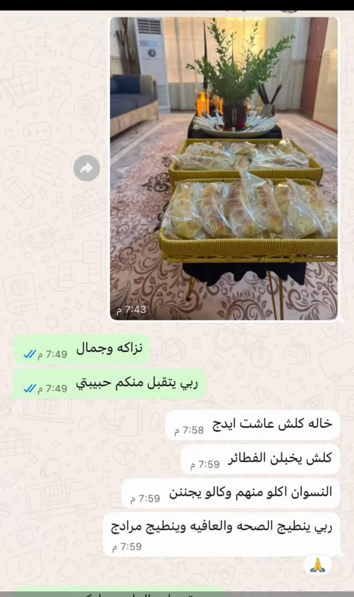 كبه برغل سلك الحجم الوسط 100 قطعه ب 25
تفيد اهل المواكب الحسينيه 
للحجز واتساب فقط ***********
