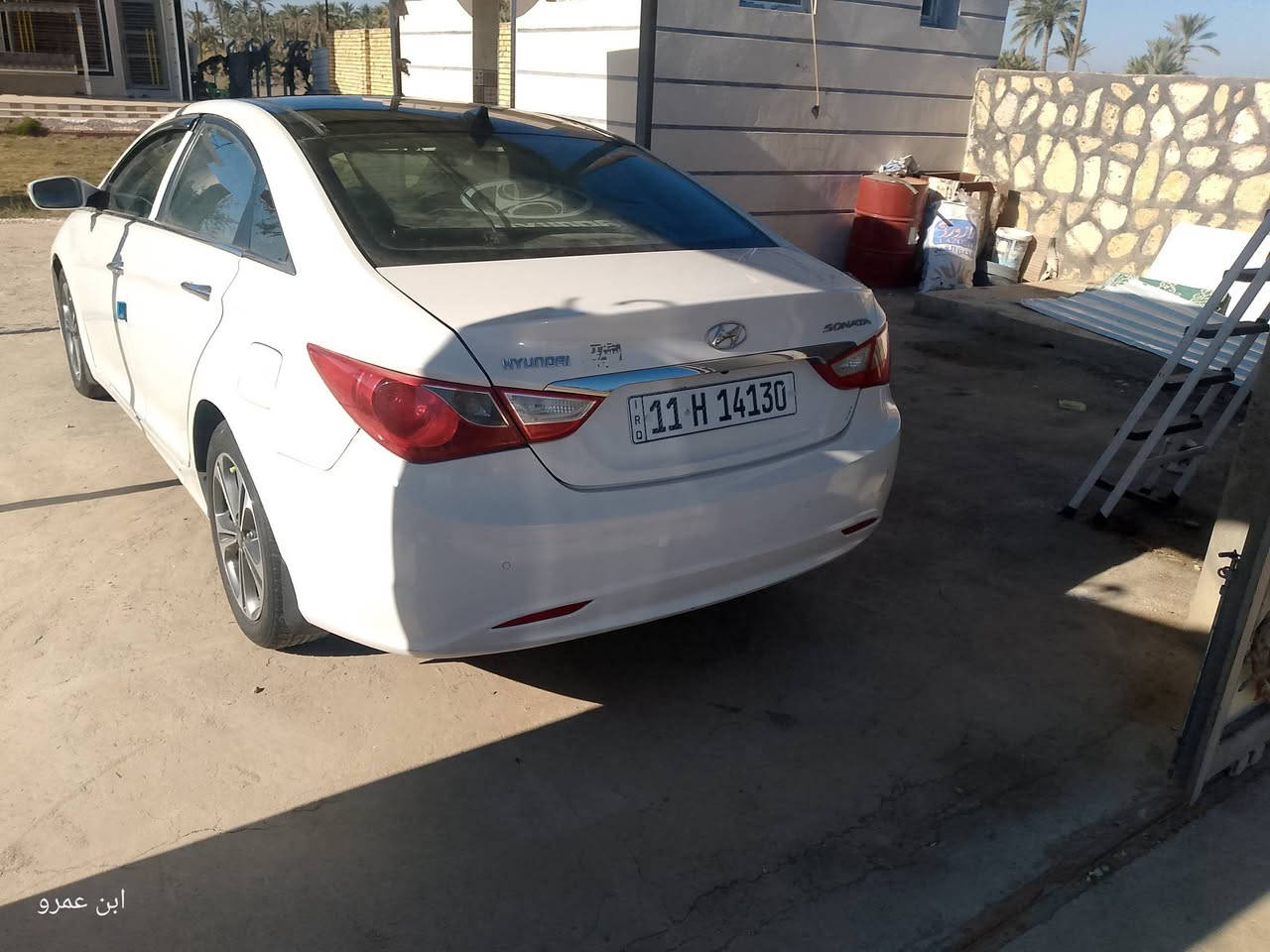 سوناتا موديل 2011 خليجي رقم بغداد دولي بسمي سنويه لل 2027 لون ابيض صدفي السياره بنراما اشاير بالمري تحكم استيرن جهتين شاشه سايد برك رجل محرك 2400. ماشيه 116 الف حقيقي ادك جرص ب120 السياره بيه قطعتين البنيد صبغ والباب خلف السايق مبدل ابلادي.  مكان السياره تخم تاير جديد مكان السياره الحله للستفسار ***********
