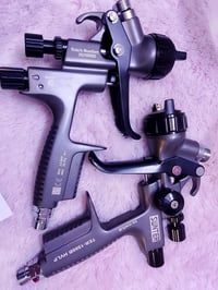 مسدس صبغ سيارات تقنية الماني يجي بكج واحد للميتاليك والصدفي والثاني لل...