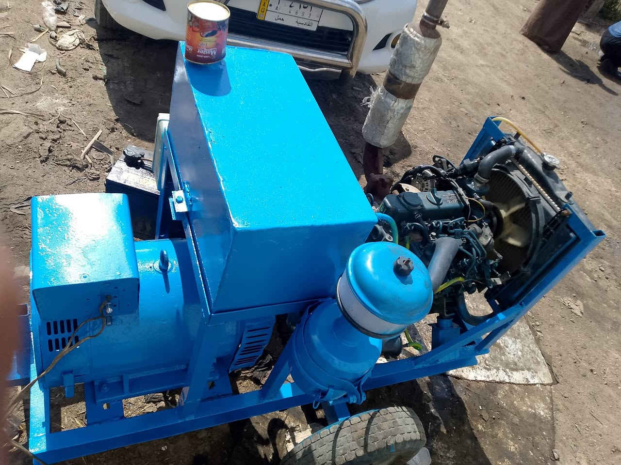 مولد كابوته 3بستم شرط شغل والنظافه مثل الصوره توليد 7.5كي في  محرك ما مفتوح على وضع الشركه 
للاستفسار اكثر ‏‪***********
العنوان بابل قضاء القاسم
