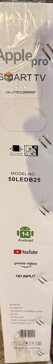 للبيع تلفاز قياس 50 جديد مامشتغل سمارت السعر 250 ماركة ابل برو للاستفسار الاتصال على ***********
