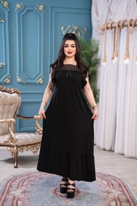 شلحة نسائية • سود فاحم • مقاس ٥٠-٩٠