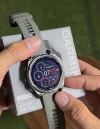 ساعة Garmin Fenix 8 saph solar 47mm Titanium مستخدم جدا قليل مع ملحقات...