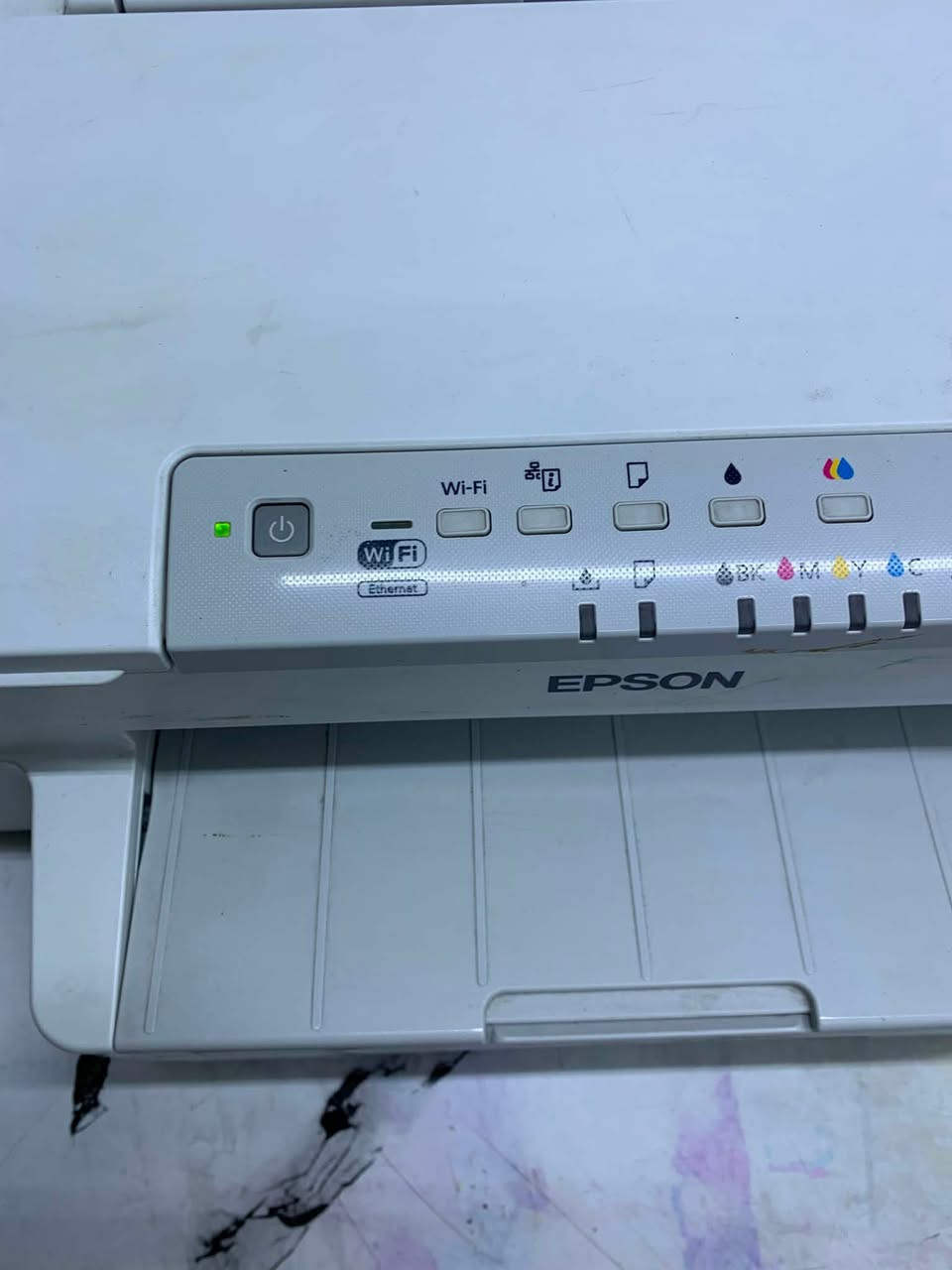 طابعه ابسون wf 3010
واي فأي دوبلكس 
تطبع صور ومن الحاسبه والمبايل 
مابيه سكنر 
السعر 125
توصيل موجود وضمان موجود على الفحص
***********
