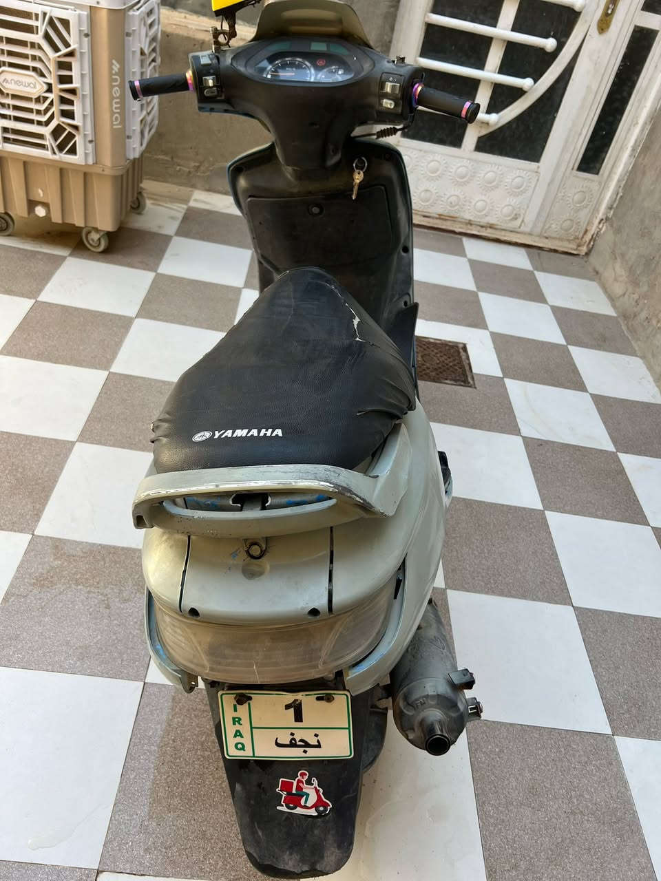 دراجة فراشة للبيع فحل نظيفه و الصالنصه رياضي و تشتغل سلف و هندر و خفيفه و ما بيها أي عطل بس العداد ما يشتغل 
و المكينة ما مفتوحه و البريك جديد و الكڤر جديد لون سمائي اني صابغه رصاصي و بيها ام بي ثري 
السعر 550 مكاني ديوانية قضاء الشامية 
***********
بي واتساب
